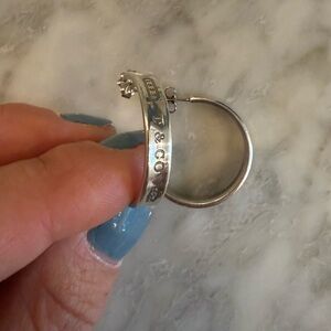 Tiffany & Co. Silver Hoop Earrings